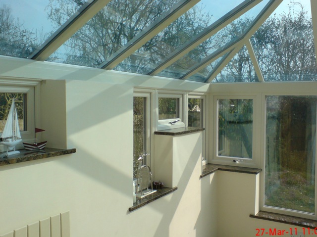 Smart glass coloured tinted energy efficient upgraded quality best glass Riviera Conservatory Roofs Ltd